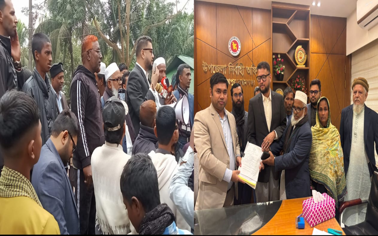 সুনামগঞ্জ-৩ আসনে সৈয়দ তালহা আলমের মনোনয়ন দাখিল